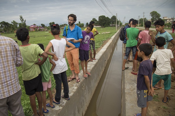 Wasserversorgungsprojekt in Nepal. © Prabin Manandhar