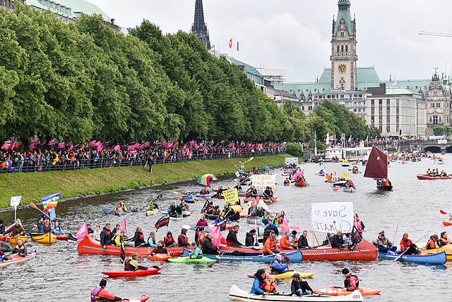G20 Protestwelle Hamburg Bootsdemo 05