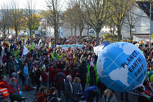2017 COP 23 demo in Bonn. Spielvogel 5